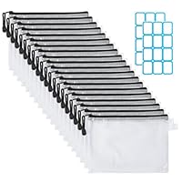 Amazon | SANNIX 20枚セット ジッパー式ファイル袋 A4 ファイル袋